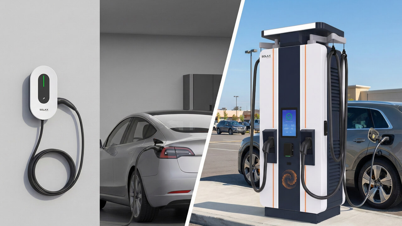 different types of EV chargers