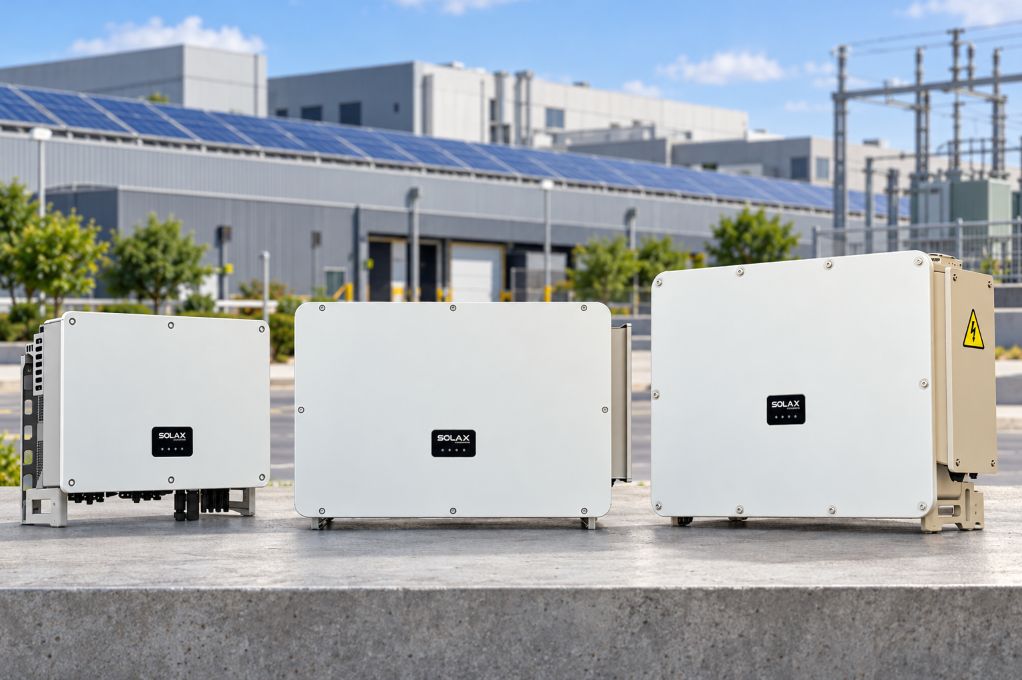 SOLAX Inverters in a Solar Facility
