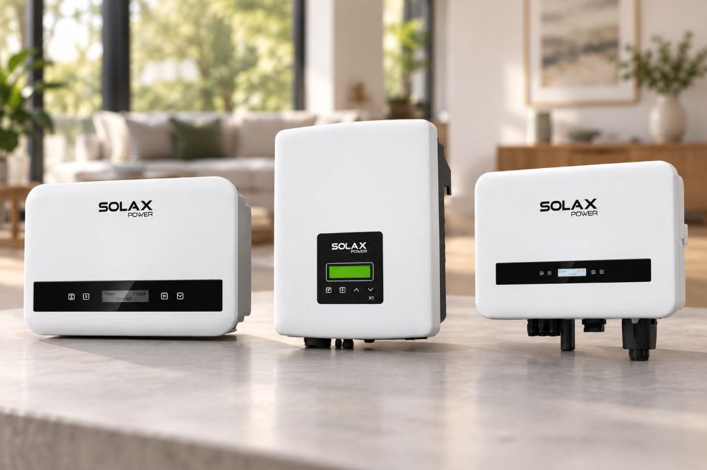 Three SolaX Inverters in a Modern Home