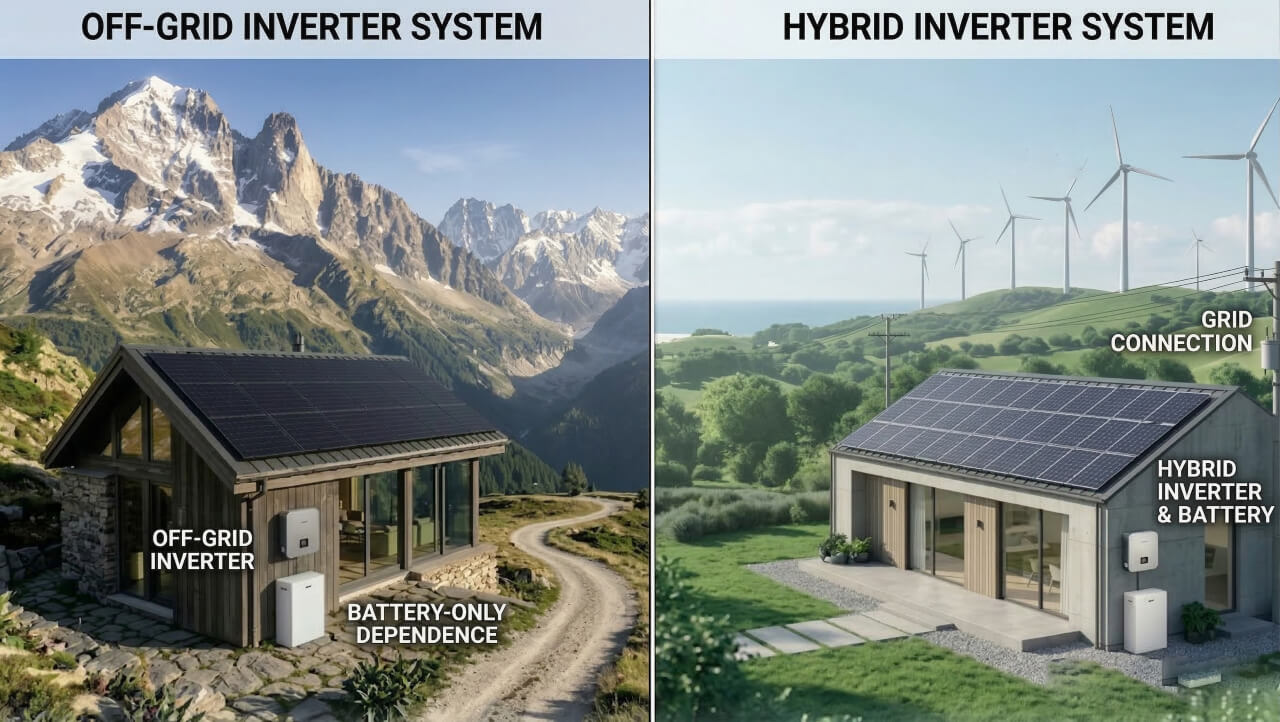 off grid inverter vs hybrid inverter differences off grid inverter vs hybrid inverter differences