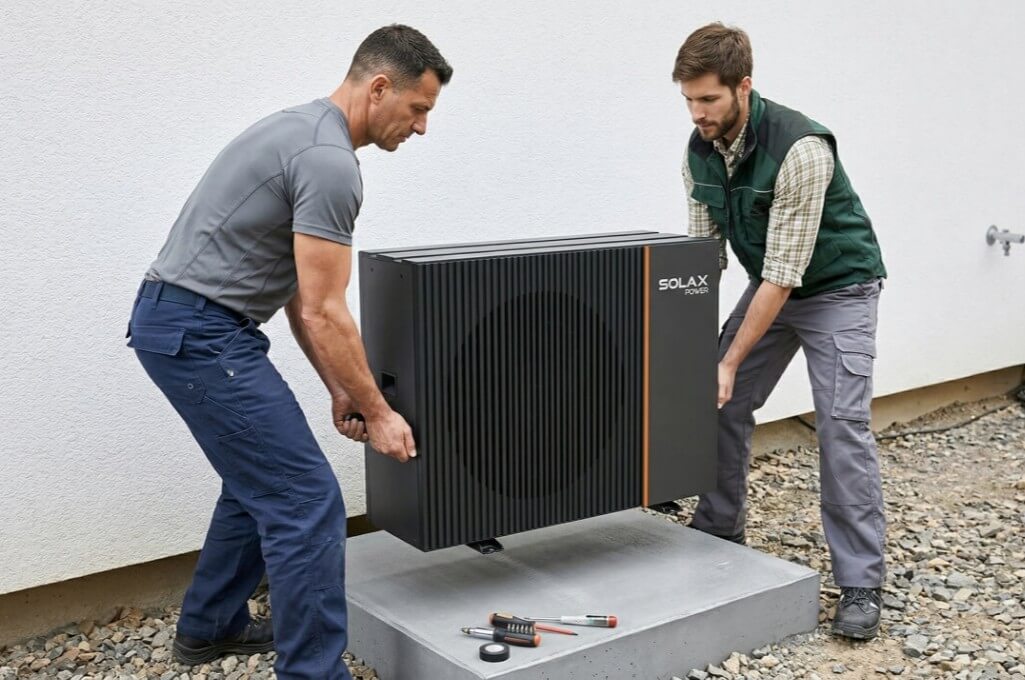 installing air to water heat pump installing air to water heat pump