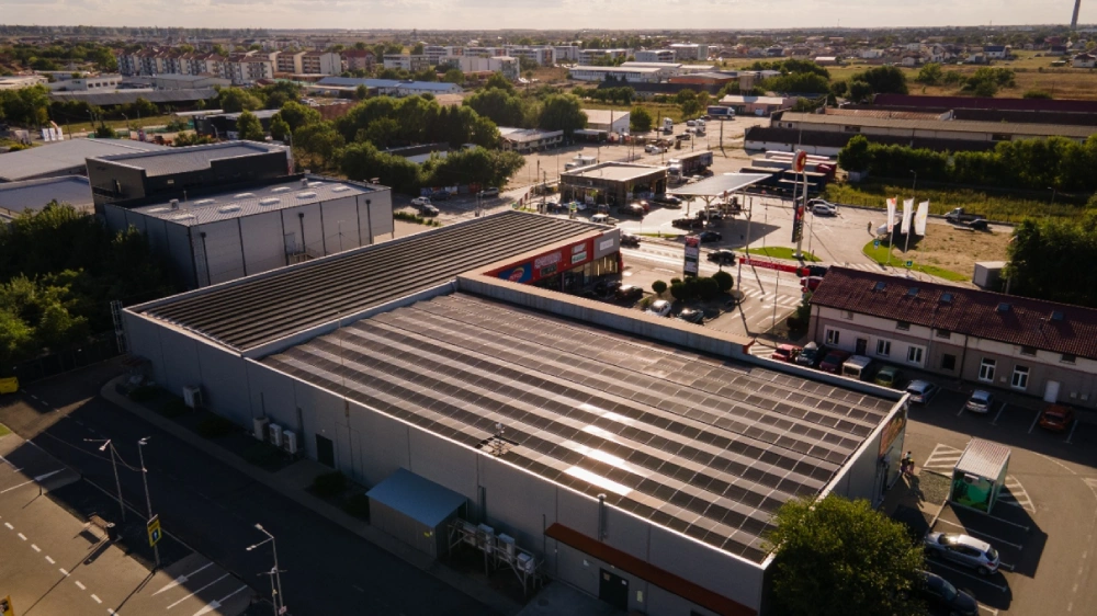 Romanian solar energy with PV panels