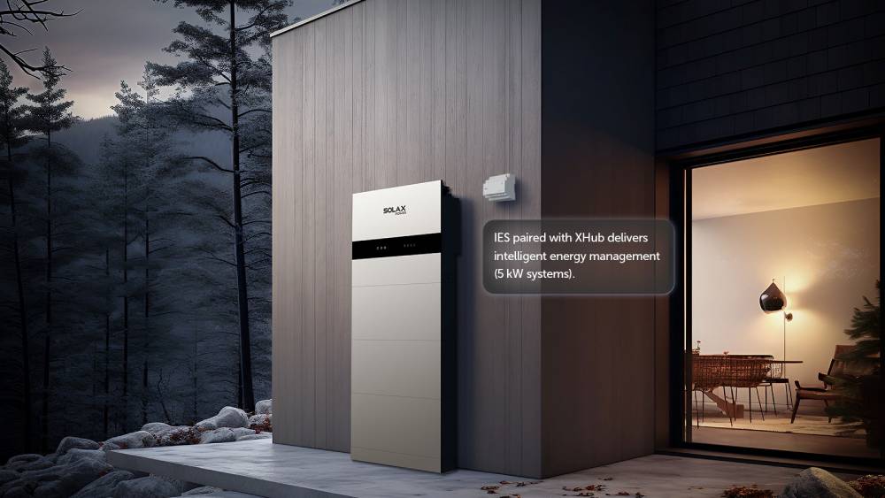 Intelligent residential energy solution: IES paired with Xhub Intelligent residential energy solution: IES paired with Xhub