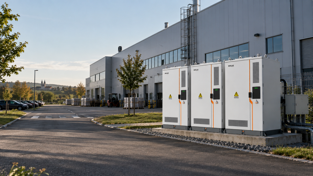 Battery solution for commercial or industrial