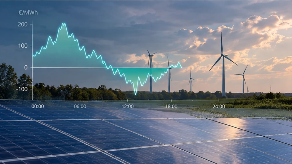 Solar panels and wind turbines with fluctuating electricity prices Solar panels and wind turbines with fluctuating electricity prices