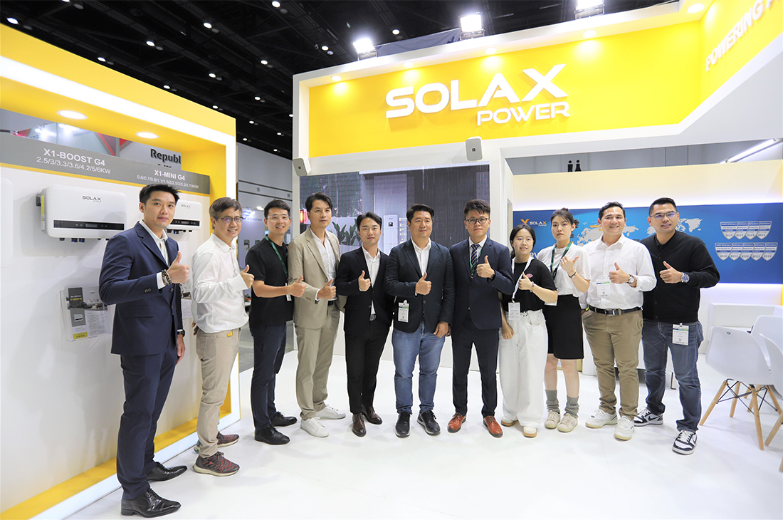 ASEW 2023 – SolaX Showcases High-efficiency Residential & Commercial Solar Solution in Thailand
